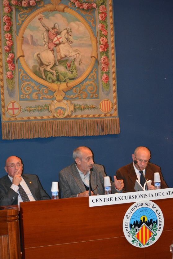 Centre Excursionista de Catalunya. Presentació del llibre "Els Sermons de la Medalla" . Barcelona, 26 de novembre de 2014