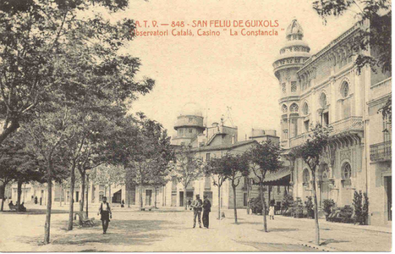 Vista del Passeig (Arxiu municipal de Sant Feliu de Guíxols)