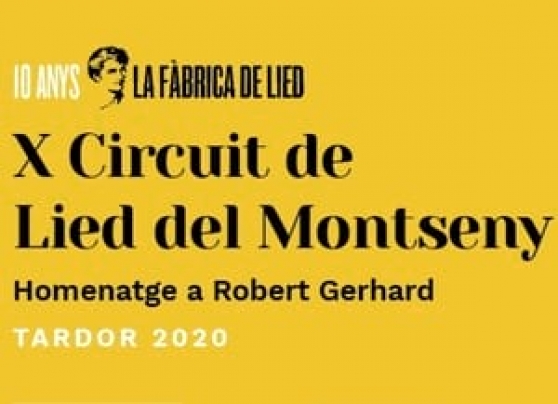 Detall del programa. Autor: La Fàbrica del Lied Detall del programa. Autor: La Fàbrica del Lied