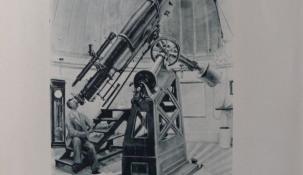 El telescopi amb una nota d'en Patxot